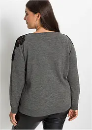 Pullover mit Spitze, bonprix