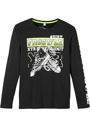 Jungen Langarmshirt aus Bio-Baumwolle, Slim Fit, bpc bonprix collection