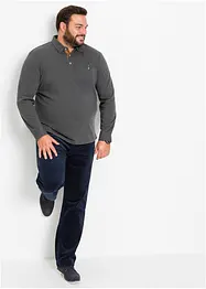 Piqué-Poloshirt, Langarm, bonprix