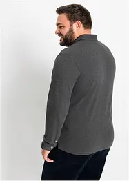 Piqué-Poloshirt, Langarm, bonprix