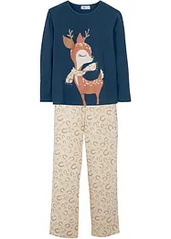 Mädchen Pyjama mit Bio-Baumwolle (2-tlg. Set), bonprix