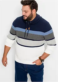 Pull en grosse maille à col tube 100% coton, bonprix