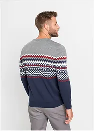 Norweger Pullover mit reiner Baumwolle, bonprix