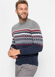 Norweger Pullover mit reiner Baumwolle, bonprix