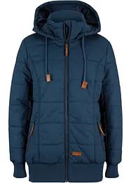 Outdoorjacke mit Lederimitat-Details, bonprix