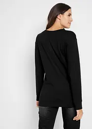 Baumwoll-Langarmshirt, bedruckt, bonprix
