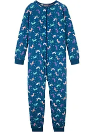 Mädchen Schlafoverall mit Puppenoverall aus Bio-Baumwolle (2-tlg. Set), bonprix