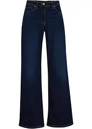 Wide-Leg-Jeans Mid Waist, Stretch, bonprix