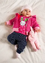 Baby Sweatjacke mit Kapuze Bio Baumwolle, bonprix