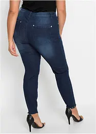 Jean skinny extensible, taille mi-haute, bonprix