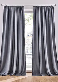 Lot de 2 rideaux en microfibre, bonprix