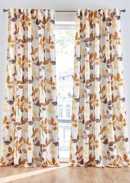 Vorhang mit Blätter Druck (1er Pack), bpc living bonprix collection