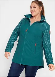 Bedruckte Softshelljacke, schlanker Schnitt, wasserabweisend, bonprix