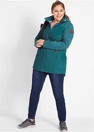 Bedruckte Softshelljacke, schlanker Schnitt, wasserabweisend, bonprix