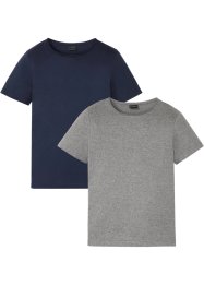 T-Shirt aus Bio Baumwolle (2er Pack), Slim Fit, RAINBOW