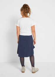 Mädchen T-Shirt und Kleid (2-tlg.Set) aus Bio-Baumwolle, bonprix