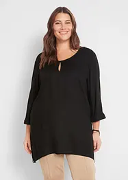 Blouse T-shirt oversized à pans, bonprix