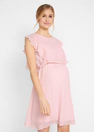 Robe de grossesse en jersey et chiffon avec fonction allaitement, bpc bonprix collection