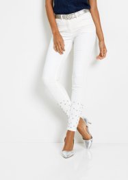 Super-Stretch-Jeans mit Strasssteinen, bpc selection premium