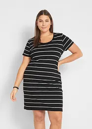 Robe en jersey extensible à manches courtes, bonprix