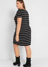 Robe en jersey extensible à manches courtes, bonprix