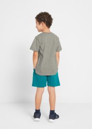 Jungen T-Shirt mit Wendepaillette und kurze Hose(2-tlg.Set), bpc bonprix collection