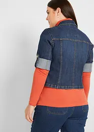 Veste courte en jean, manches 3/4, bonprix