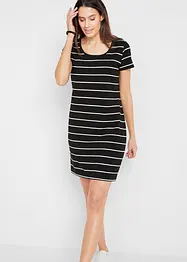 Robe en jersey extensible à manches courtes, bonprix