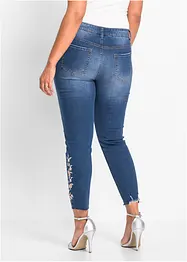 Skinny-Jeans Mid Waist, verkürzt, bonprix