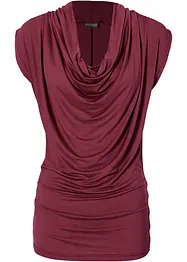 Shirt mit Wasserfall-Ausschnitt, bonprix