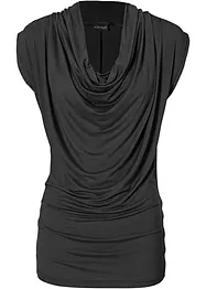 Shirt mit Wasserfall-Ausschnitt, bonprix