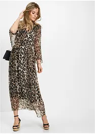 Maxikleid mit Leo-Druck, bonprix