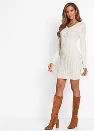 Strickkleid mit Zopfmuster, bonprix