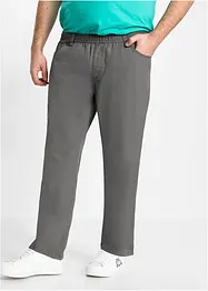 Regular Fit Schlupfhose aus reiner Baumwolle, Straight (2er Pack), bonprix