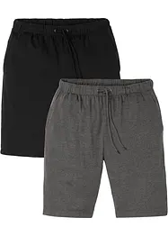 Lot de 2 bermudas en jersey léger, bonprix