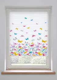 Store plissé motifs papillons, bonprix