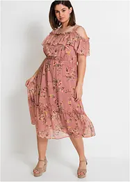 Robe à épaules dénudées, bonprix