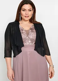 Chiffon- Bolero mit recyceltem Polyester, bonprix