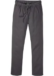 Regular Fit Chino-Schlupfhose mit Leinenanteil, Straight, bonprix