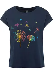 T-Shirt mit floralem Print, bonprix