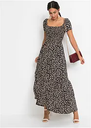 Robe longue imprimée en viscose, bonprix