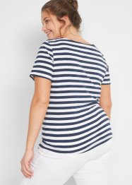 T-shirt à encolure bateau, bonprix