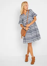 Shirtkleid aus fließendem Viskose-Mix, bonprix