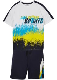 T-shirt de sport et bermuda garçon (Ens. 2 pces.), bpc bonprix collection