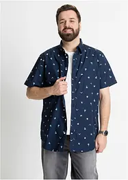 Chemise manches courtes coupe spéciale ventre fort, bonprix