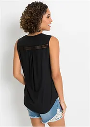 Top-blouse à dentelle, bonprix