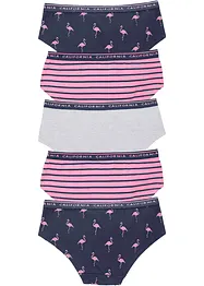 Lot de 5 culottes fille, bonprix