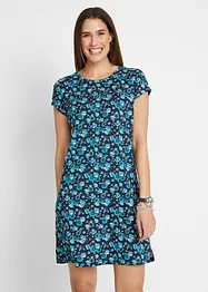 Shirtkleid mit seitlichen Schlitzen aus reiner Baumwolle (2er Pack), bonprix