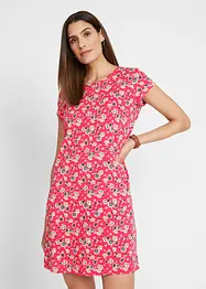 Shirtkleid mit seitlichen Schlitzen aus reiner Baumwolle (2er Pack), bonprix
