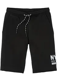 Bermuda en molleton avec bordures à cru, bonprix